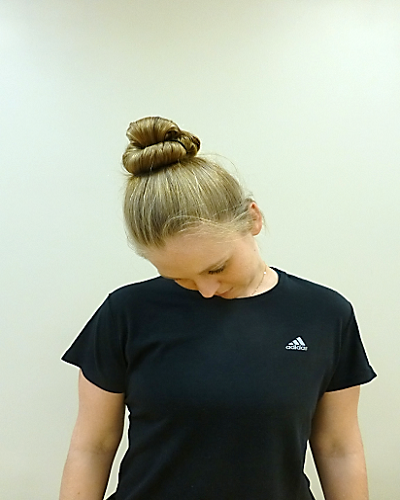 diagonal head flexion stretch