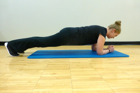 Abdominal & Core 16 front plank exercise