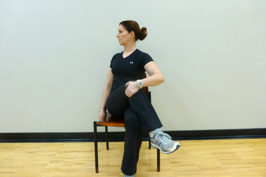 Lower Back 5 seated lumbar twist stretch