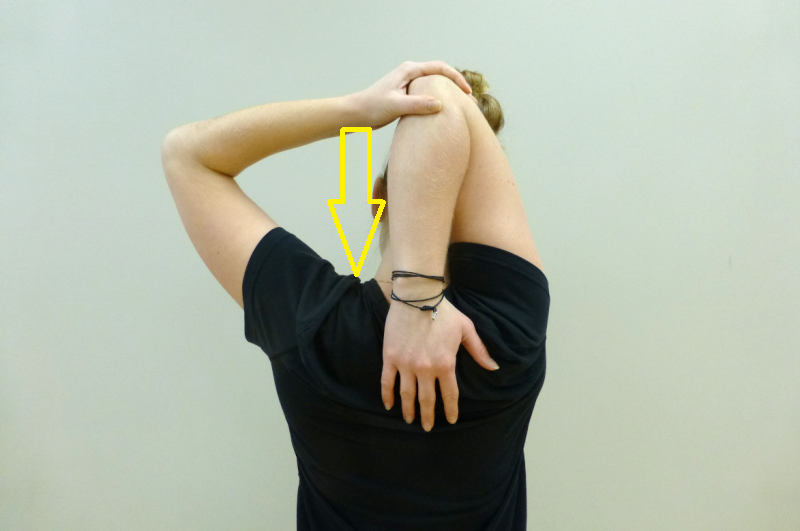 Elbow 5 tricep stretch