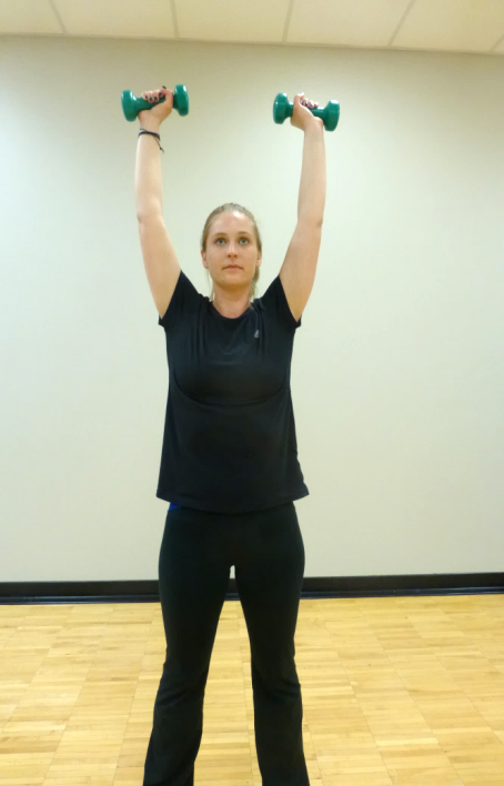 Shoulder 10 military press exercise