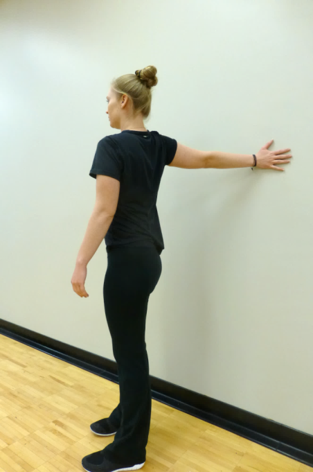 Elbow 2 wall stretch