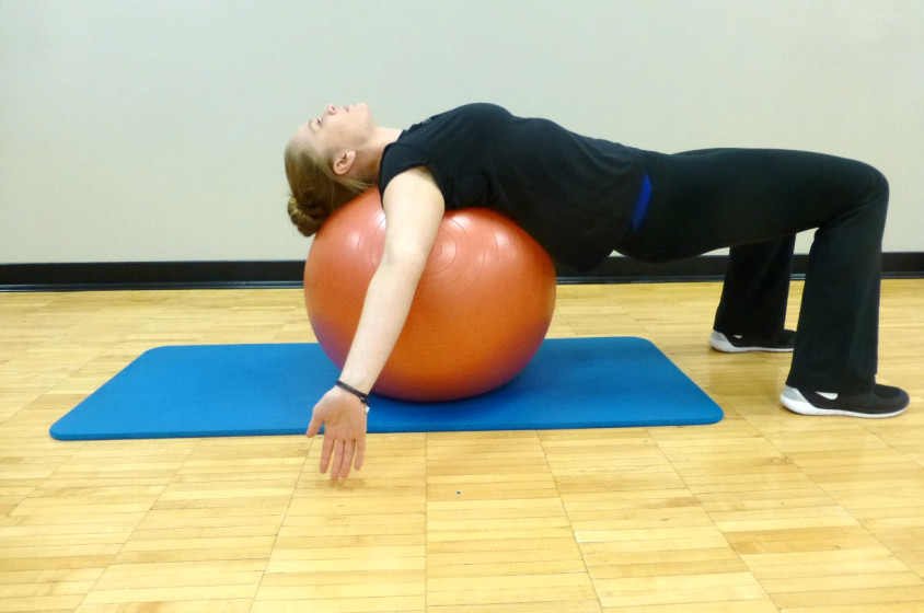 Elbow 4 physioball stretch