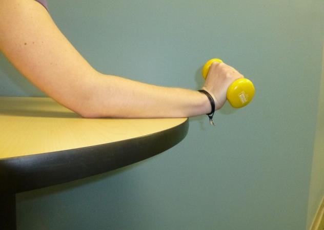 Wrist & Hand 12 wrist extension exercise