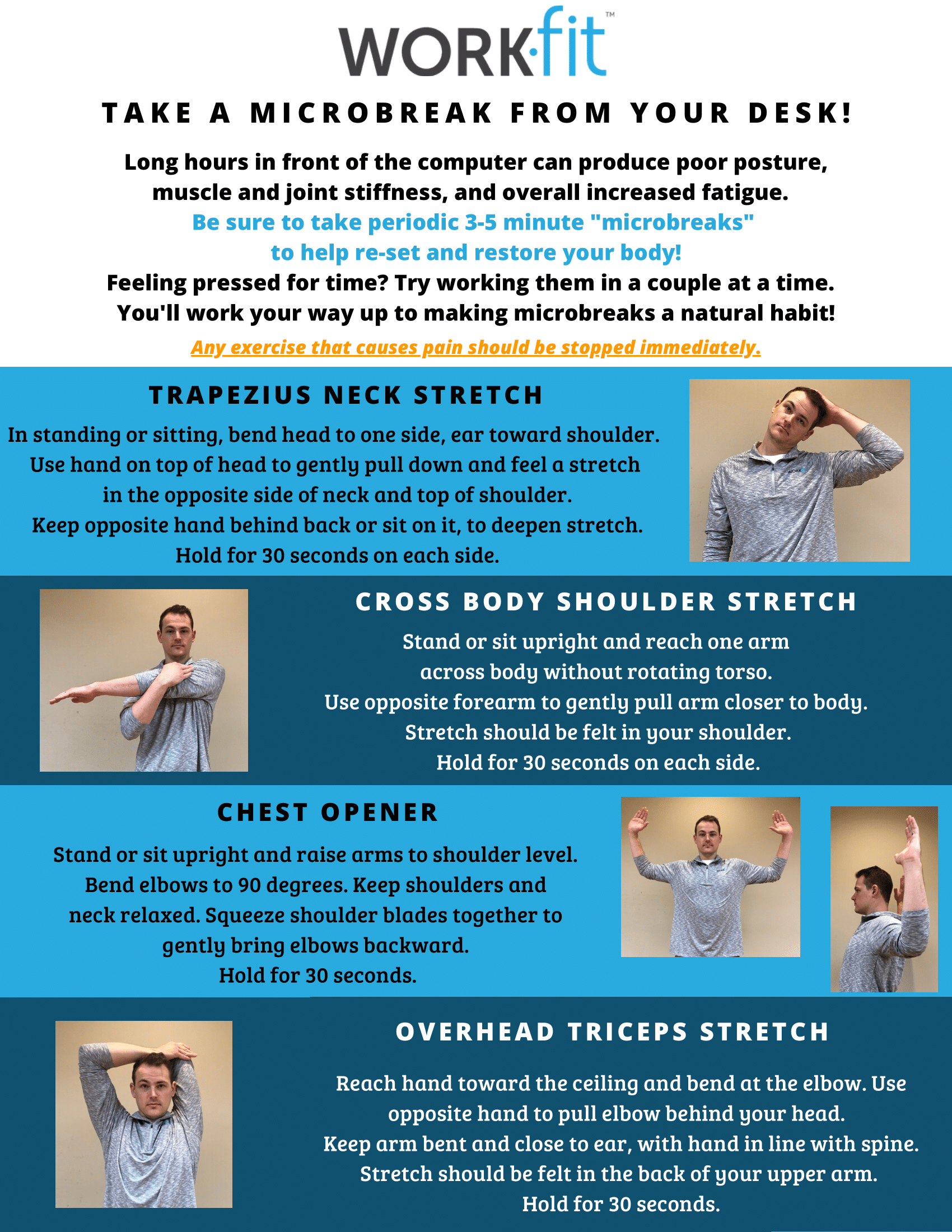 taking a microbreak infographic